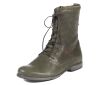 think stiefeletten gr&uuml;n agrat jade 34-7010 fussbett: textilfilz-bezogene wechselbare kork-latex-bettung (pflanzlich gegerbt) mit besonderer auftritt-d&auml;mpfung im ballenbereich weicher textil-filz aus 75 % wolle, 5 % cashmere und 20 % polyamid 10 mm comfort-absatz sehr, sehr femininer und bequemer boots mit nahtfreier vorderpartie, durchgehender funktionsschn&uuml;rung und seitlichem reissverschluss f&uuml;r einfachen einstieg.schafth&ouml;he ca. 17 cm