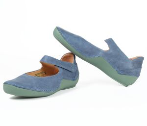 Think Ballerinas blau Kapsl denim 416-8010 - KPS 176