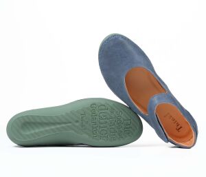 Think Ballerinas blau Kapsl denim 416-8010 - KPS 176