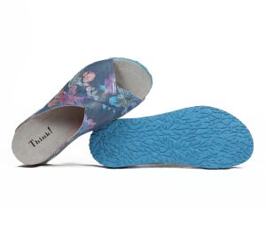 Think Pantoletten blau Koak denim 537-9070 - KOA 30