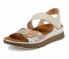 think sandaletten beige meggie carota/kombi 586-9000 durch klett fixiertes, wechselbares gesch&auml;umtes pu-leder fu&szlig;bett kalbsleder pflanzlich  gegerbt - farblich passend gef&auml;rbt 10 mm keilabsatz in der sohle attraktive sandalette mit 2 stabilen klettverschl&uuml;ssen f&uuml;r sicheren halt. gute ballenabdeckung und tolles gehgef&uuml;hl.