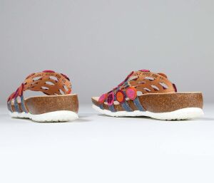 Think Pantoletten bunt Julia denim/kombi 247-8000 - JLA 195