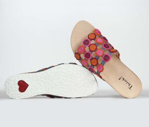 Think Pantoletten bunt Julia denim/kombi 247-8000 - JLA 195