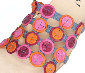 Think Pantoletten bunt Julia denim/kombi 247-8000 - JLA 195