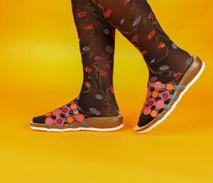 Think Pantoletten bunt Julia denim/kombi 247-8000 - JLA 195