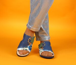 think pantoletten blau mizzi electric/kombi 124-9050...