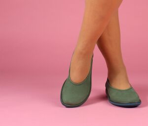 Loints Ballerinas Natural jade grün 68081-0333 Nessersluis - LNT 1532