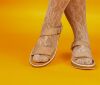 think sandaletten beige meggie beige 251-4010 durch klett fixiertes, wechselbares gesch&auml;umtes pu-leder fu&szlig;bett kalbsleder pflanzlich  gegerbt - farblich passend gef&auml;rbt 10 mm keilabsatz in der sohle attraktive sandalette mit 2 stabilen klettverschl&uuml;ssen f&uuml;r sicheren halt. gute ballenabdeckung und tolles gehgef&uuml;hl.