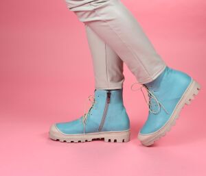 Lofina Stiefeletten türkis 965-sabbia Birte gasoline-acqua - LOF 21