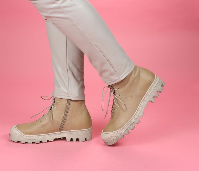 Lofina Stiefeletten beige 965-sabbia Birte gasoline-aglio - LOF 22