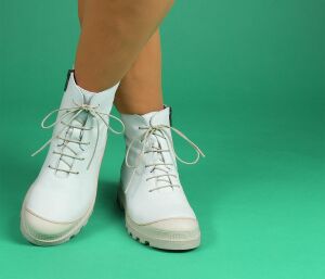 Lofina Stiefeletten weiß 965-sabbia Birte gasoline-bianco-ottico - LOF 16