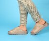 Lofina Pantoletten beige 3364 Lene gasoline-aglio - LOF 28