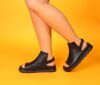 Lofina Sandaletten schwarz 3366-nero Lene gasoline-nero - LOF 29