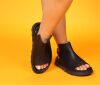 Lofina Sandaletten schwarz 3366-nero Lene gasoline-nero - LOF 29