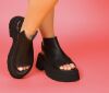 Lofina Sandaletten schwarz 3461 Isabella gasoline-nero - LOF 26