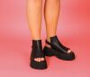 Lofina Sandaletten schwarz 3461 Isabella gasoline-nero - LOF 26