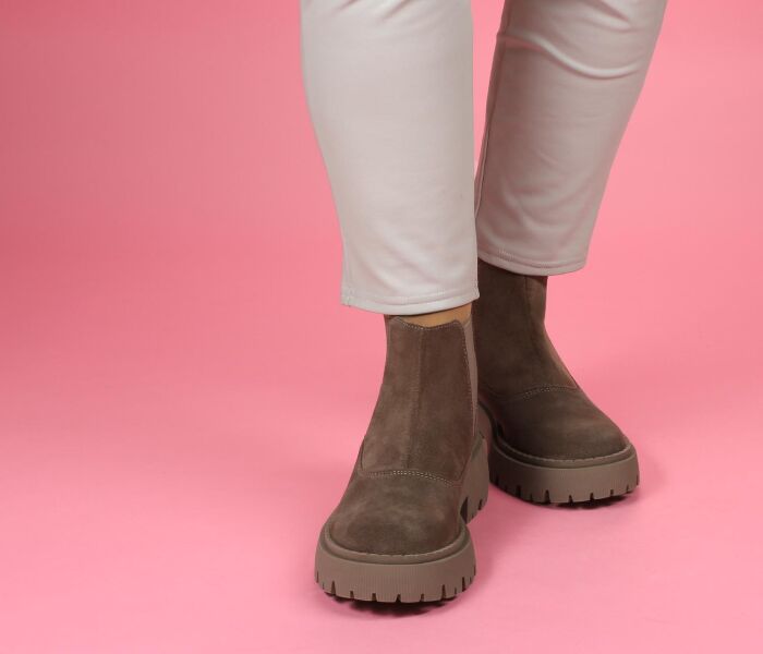 TenPoints Booties Aretha 60345-405-taupe taupe TPN 177 - TPN 177