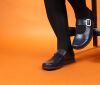 think ballerinas blau pensa damen navy 265-8030 fussbett: lederbezogene wechselbare kork-latex-bettung (pflanzlich gegerbt) leder pflanzlich  gegerbt 5 mm absatz ein klassiker in neuen farben und ledern.verstellbar durch schnalle und gummizug