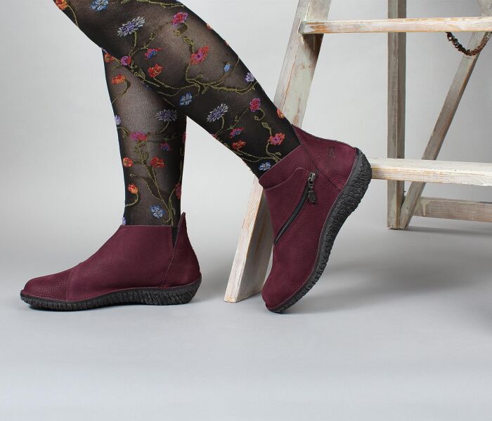Loints Stiefeletten Fusion plum wein-rot 37534-0539 Vredenheim - LNT 1633