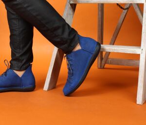 Loints Schnürschuhe Natural cobalt blau 68066-0399 Nieuwvliet - LNT 1630