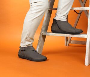 Loints Booties Natural asphalt grau 68306-0337 Nagele -...