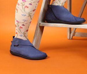 Loints Booties Natural astral blau 68306-0395 Nagele -...