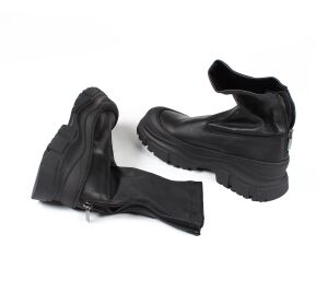 Lofina Stiefeletten schwarz 3662 Sofia gasoline-nero - LOF 50