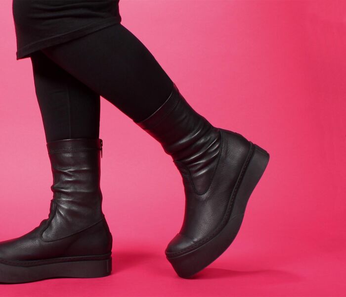 Lofina Stiefeletten schwarz 2702 Kaia gasoline-nero - LOF 46