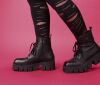 Lofina Stiefeletten schwarz 4221 Smilla gasoline-nero - LOF 43