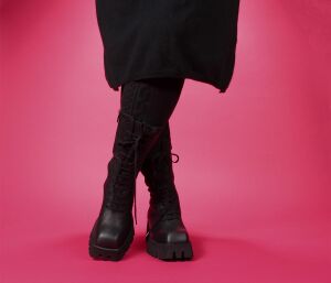 Lofina Stiefeletten schwarz 4222 Smilla gasoline-nero -...