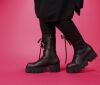Lofina Stiefeletten schwarz 4222 Smilla gasoline-nero - LOF 48