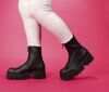 Lofina Stiefeletten schwarz 4220 Smilla gasoline-nero - LOF 49