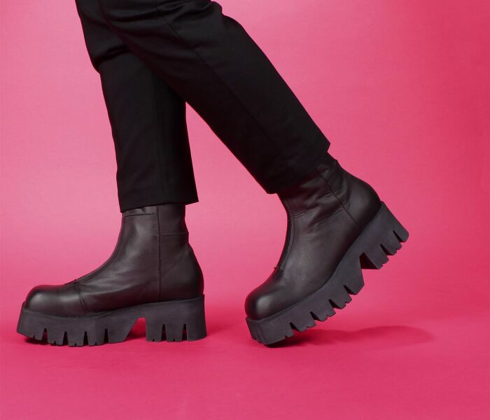 Lofina Stiefeletten grau 4240 Smilla gasoline-londra - LOF 53