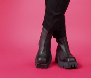 Lofina Stiefeletten grau 4240 Smilla gasoline-londra - LOF 53