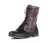 think stiefeletten schwarz agrat schwarz/kombi 33-0000 fussbett: lederbezogene wechselbare kork-latex-bettung (pflanzlich gegerbt) lederfutter - vegetabil gegerbt und ungef&auml;rbt 10 mm comfort-absatz sehr, sehr femininer und bequemer boots mit nahtfreier vorderpartie, durchgehender funktionsschn&uuml;rung und seitlichem reissverschluss f&uuml;r einfachen einstieg.schafth&ouml;he ca. 17 cm