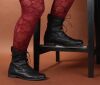 think stiefeletten schwarz agrat schwarz 34-0010 fussbett: textilfilz-bezogene wechselbare kork-latex-bettung (pflanzlich gegerbt) mit besonderer auftritt-d&auml;mpfung im ballenbereich weicher textil-filz aus 75 % wolle, 5 % cashmere und 20 % polyamid 10 mm comfort-absatz sehr, sehr femininer und bequemer boots mit nahtfreier vorderpartie, durchgehender funktionsschn&uuml;rung und seitlichem reissverschluss f&uuml;r einfachen einstieg.schafth&ouml;he ca. 17 cm