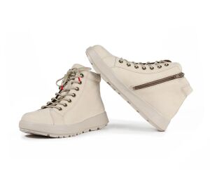 Think Booties beige Comoda linen 858-4000 - MDA 64