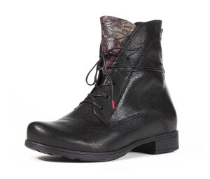 think stiefeletten schwarz denk schwarz/kombi 152-0040...