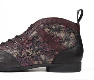Think Booties schwarz Guad-2 taupe/kombi 618-2010 - GUD 682