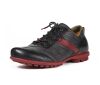 think schn&uuml;rschuhe grau kong vulcano/kombi 787-2010 fussbett: lederbezogene wechselbare kork-latex-bettung (pflanzlich gegerbt) lederfutter - vegetabil gegerbt und ungef&auml;rbt 5 mm absatz peppiger neuer langschn&uuml;rer mit stilisiertem think-ausrufezeichen an der aussenseite