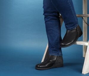 Think Booties schwarz Rento schwarz/kombi 830-0000 - RNT 1