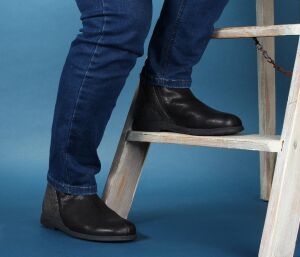 Think Booties schwarz Rento schwarz/kombi 830-0000 - RNT 1