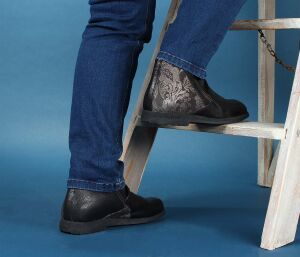 Think Booties schwarz Rento schwarz/kombi 841-0000 - RNT 3