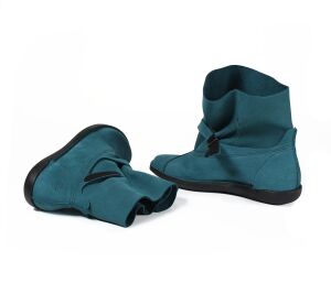Loints Schlupf-Boots Natural turquoise petrol 68468-2814...