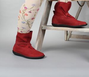 Loints Schlupf-Boots Natural rubywine rot 68468-2815  -...