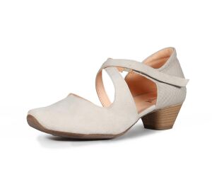 think pumps beige aida pearl/kombi 209-2000 fussbett:...