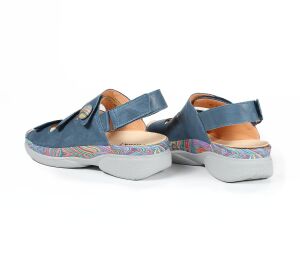Think Sandaletten blau Cambio denim/kombi 587-8010 - AMB 281