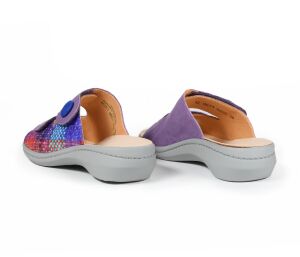 Think Pantoletten bunt Camilla flieder-kombi 671-5020 -...