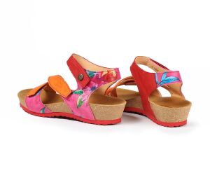 Think Sandaletten bunt Dumia fuxia/kombi 297-9080 - DUM 111