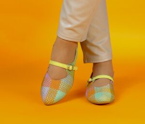 Think Pumps bunt Grace matcha/kombi 941-9010 - GRC 49